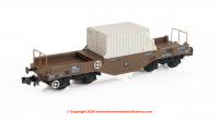 377-801A Graham Farish BR FNA Nuclear Flask Wagon with Flat Floor with flask